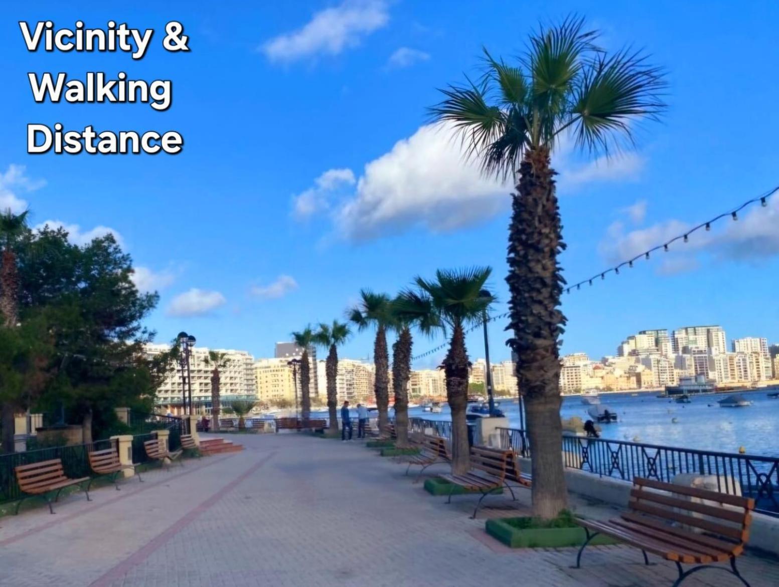 Modern Sliema Apartment Near Sea Exterior foto